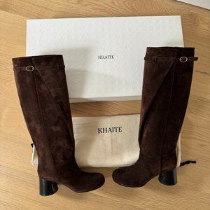 NWB KHAITE ADMIRAL KNEE HIGH BOOT - COLOR COFFEE (size 38)